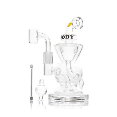Goody Glass Big Mama Mini Dab-Rig Set (4-teilig) – Clear