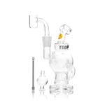 Goody Glass Orbit Mini Dab-Rig Set (4-teilig) – Clear