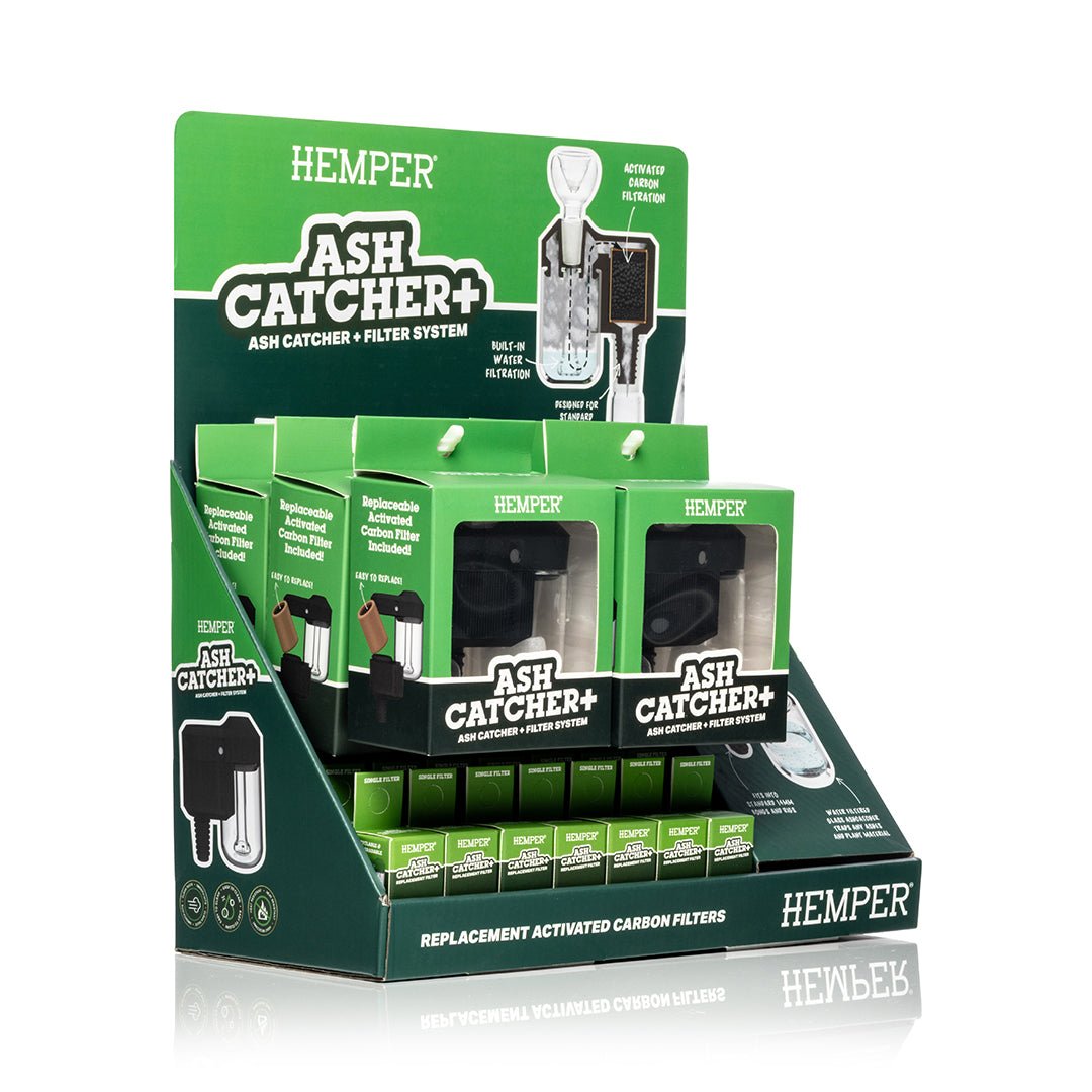 HEMPER Ash Catcher Plus Aschefänger mit Filter – 10er Display – Bild 2