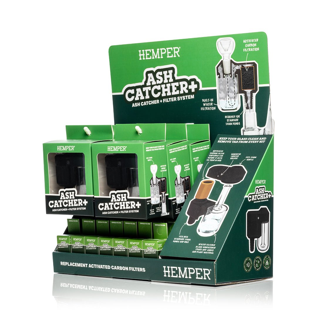HEMPER Ash Catcher Plus Aschefänger mit Filter – 10er Display – Bild 3