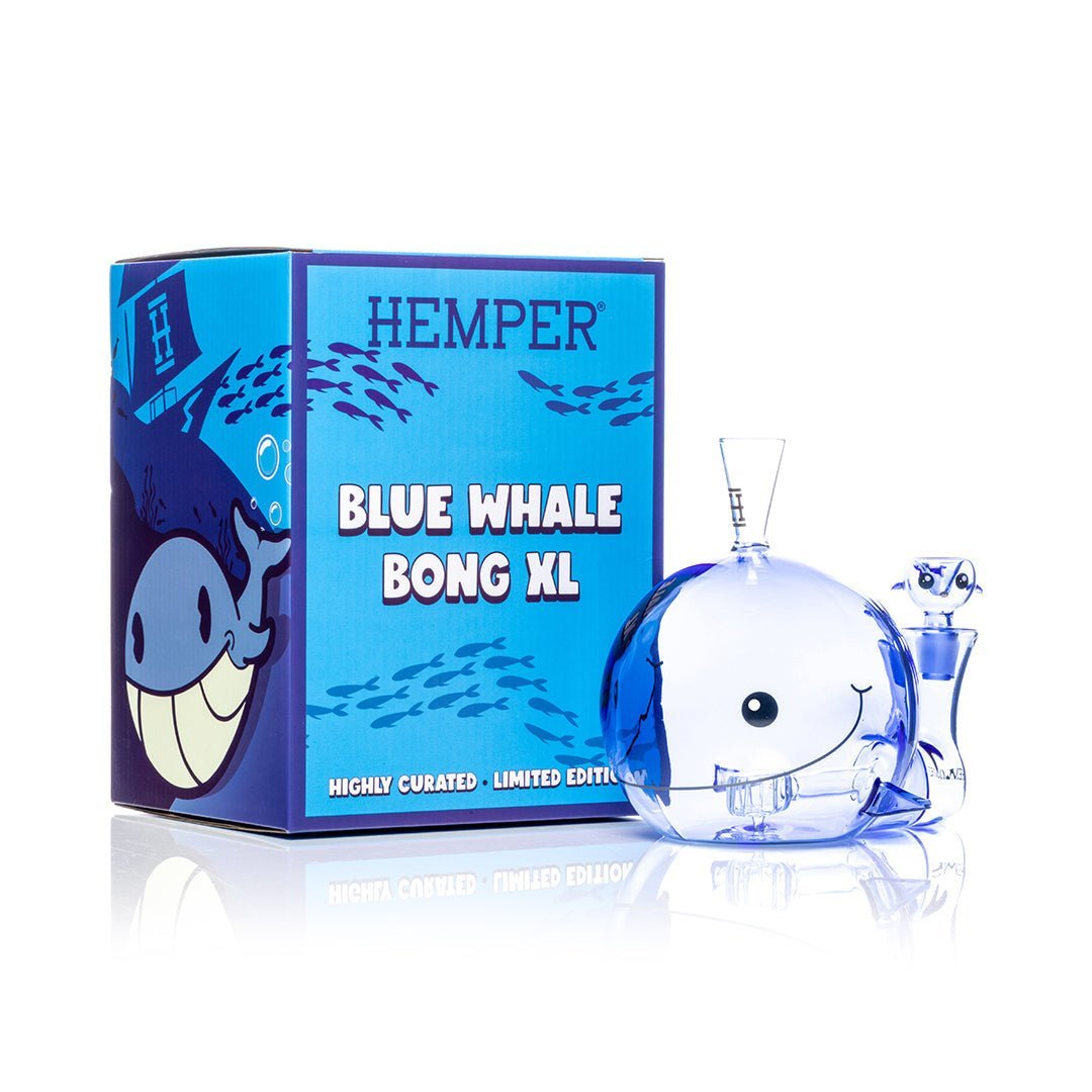 HEMPER Blue Whale Wasserfilter-Glas XL