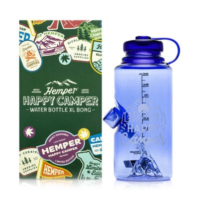 HEMPER Happy Camper Waterbottle Wasserfilter-Glas XL