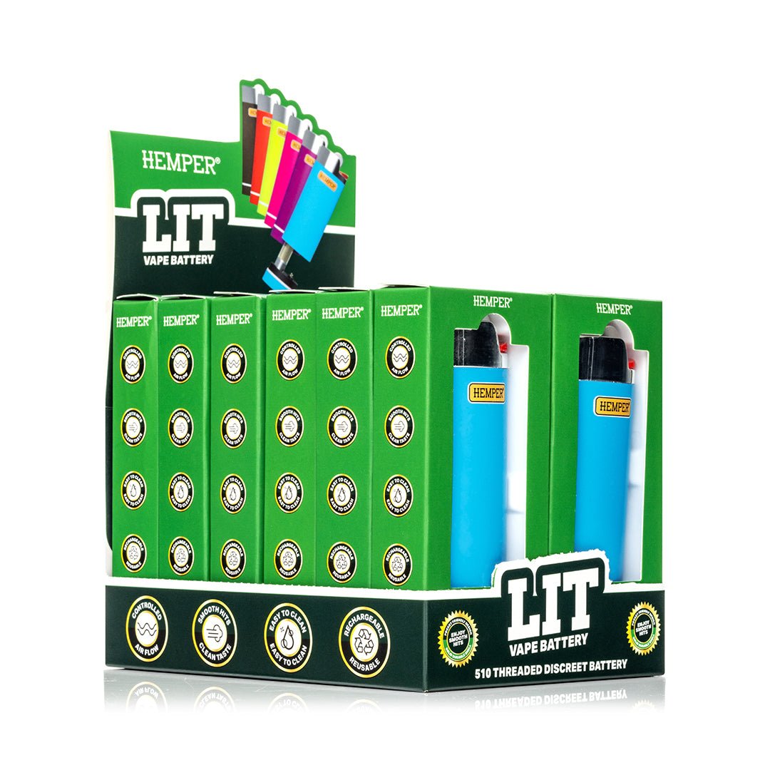 HEMPER Lit Vape Battery 510-Akku – Blue – Bild 2