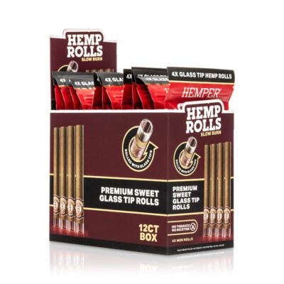 HEMPER Mini-Size Hanf-Rolls mit Glasfilter – Sweet