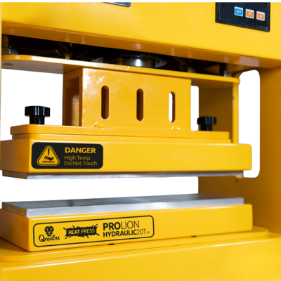 Qnubu Press Pro Lion Hydraulic 20 Tonnen, Heißdruckpresse, 7,6 x 25 cm und 12 x 12 cm Platten