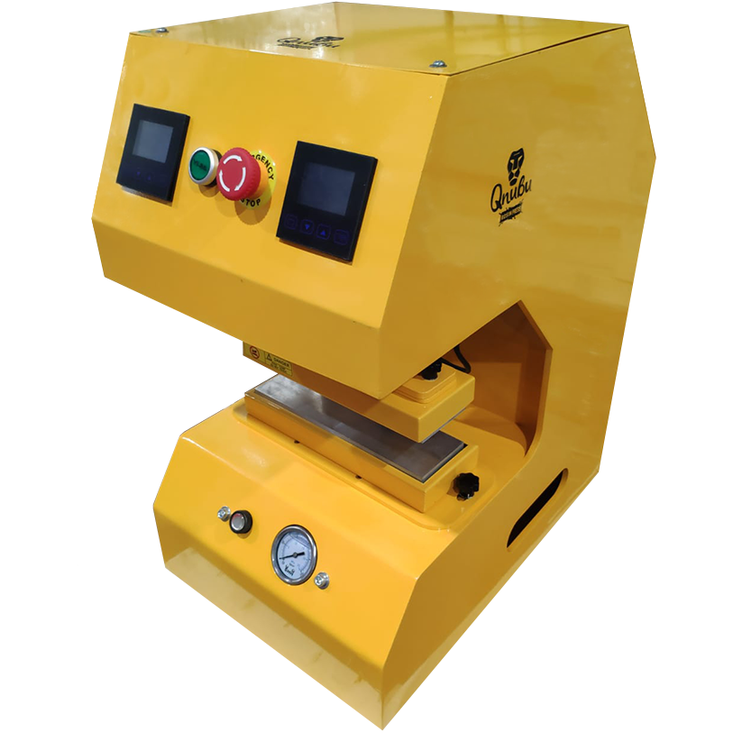 Qnubu Press Auto Lion 20 Tonnen, automatische Heißdruckpresse, 15 x 20 cm und 7,6 x 25 cm Platten – Bild 3