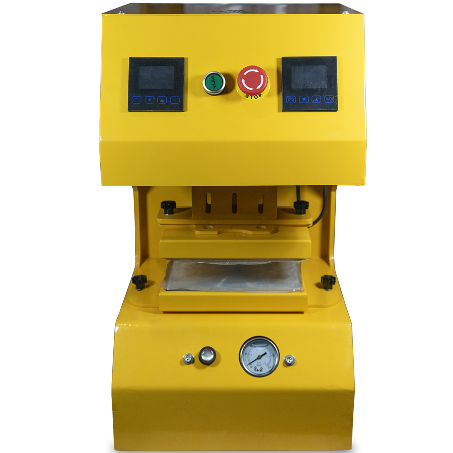 Qnubu Press Auto Lion 20 Tonnen, automatische Heißdruckpresse, 15 x 20 cm und 7,6 x 25 cm Platten – Bild 4