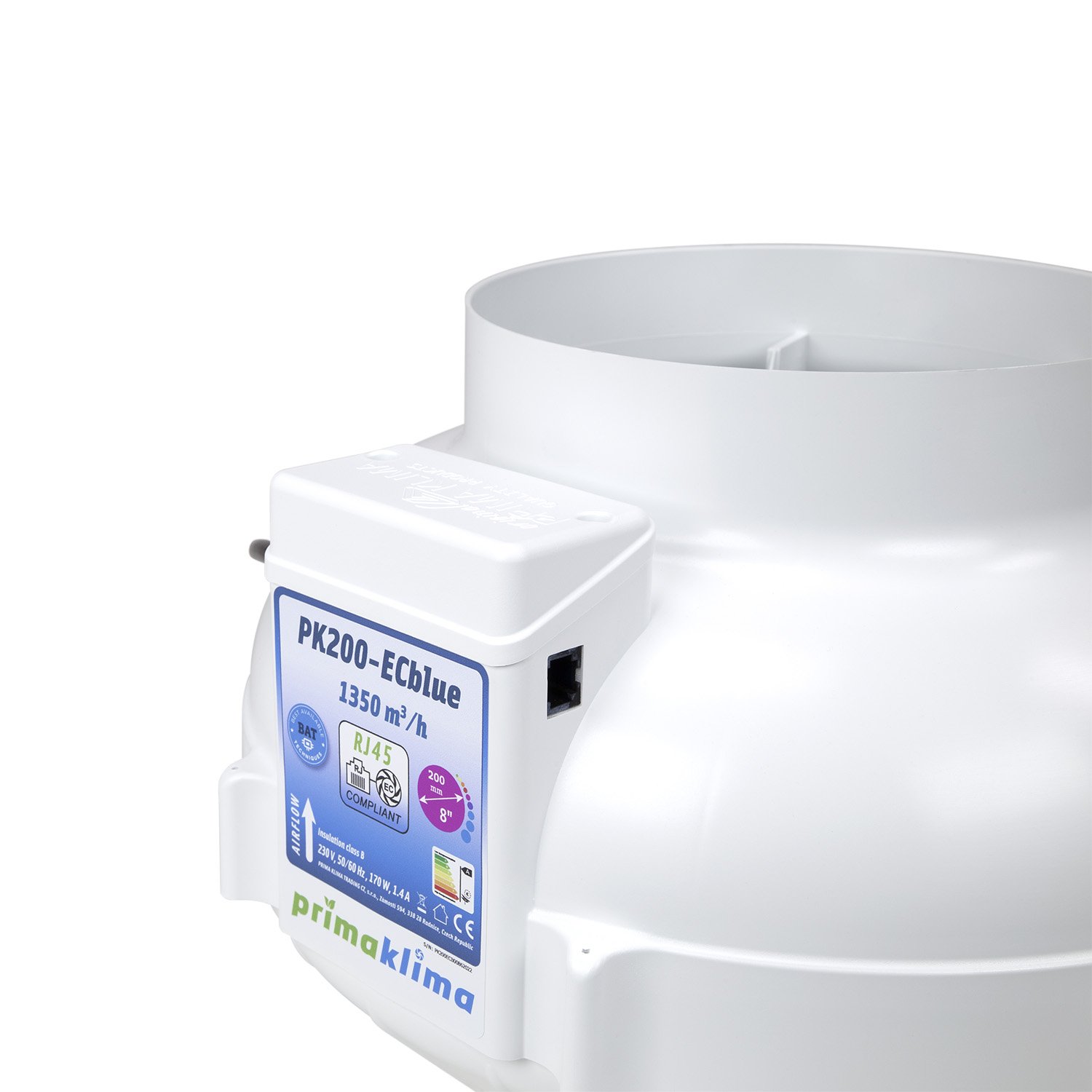Prima Klima PK200ECblue 1350 m³/h RJ45 – Bild 3