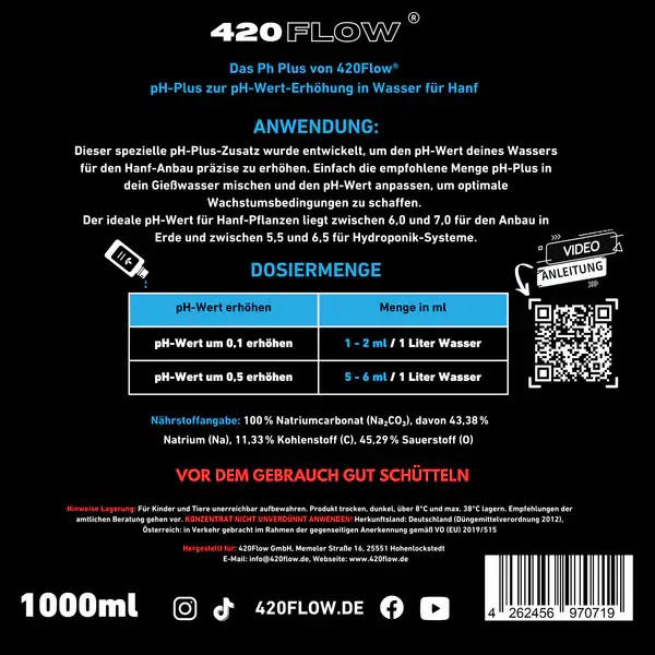 420flow Das pH Minus & pH Plus Konzentrat Set – Bild 5