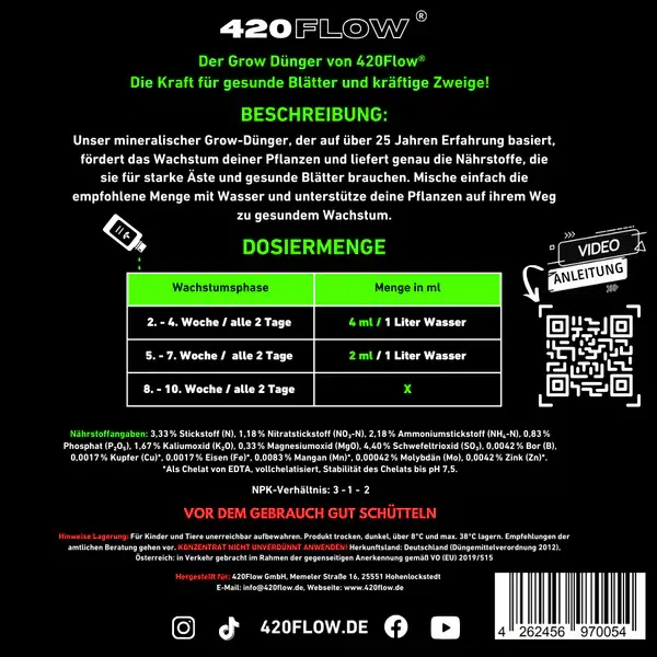 420flow Der Grow Dünger – Bild 3