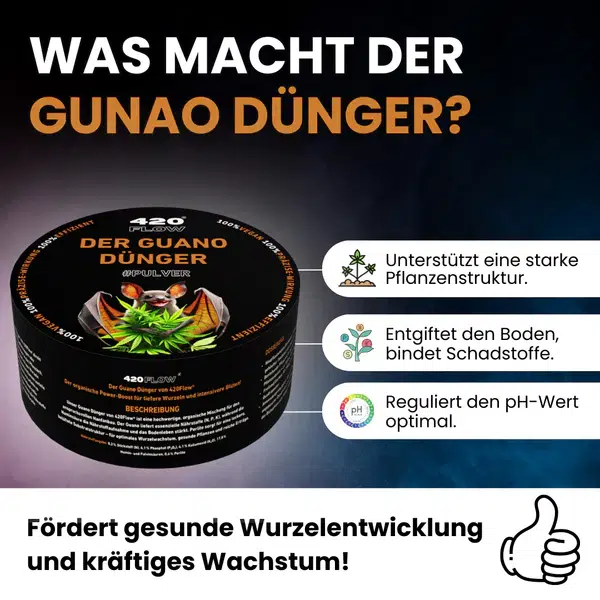 420flow Der Guano Dünger 180g – Bild 4