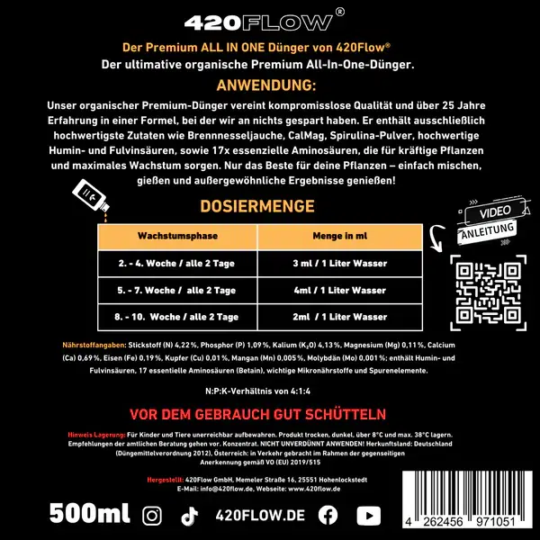 420flow Der Premium All in One 500ml – Bild 3