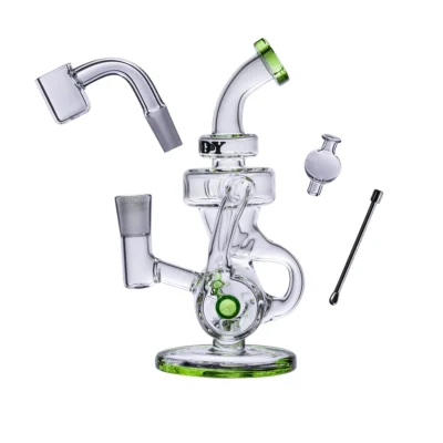 Goody Glass Drummer Boy Mini Dab-Rig Set (4-teilig) – Slime