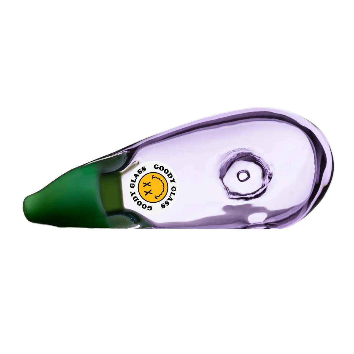 Goody Glass Eggplant Handstück – Bild 3