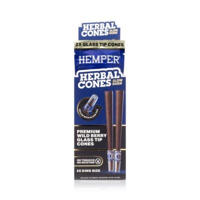 HEMPER King Size Cones aus Teeblatt mit Glasfilter – Wild Berry