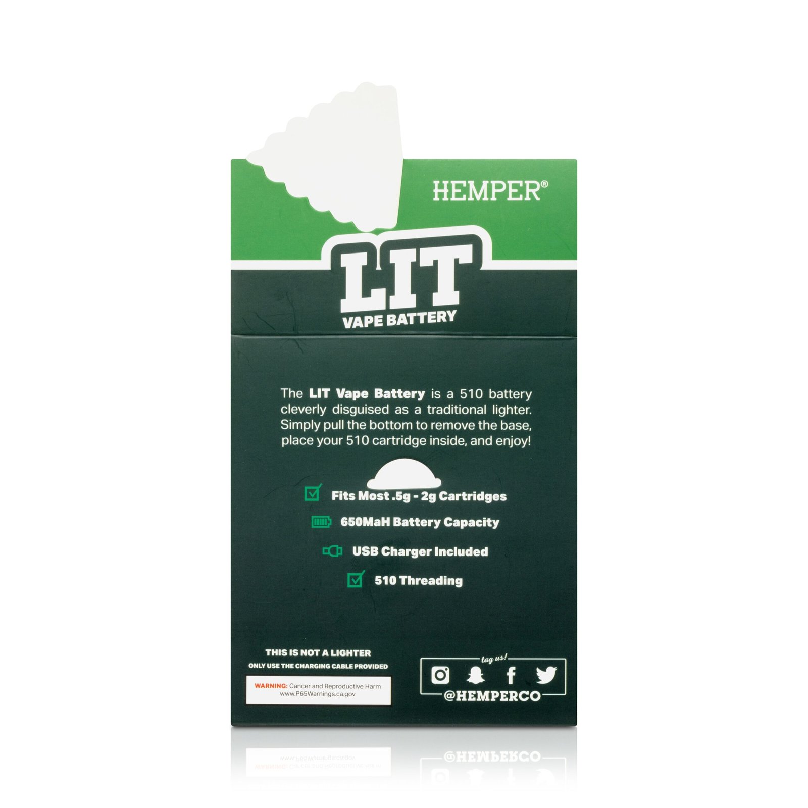 HEMPER Lit Vape Battery 510-Akku – Assorted – Bild 3