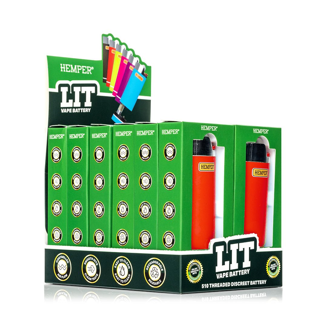 HEMPER Lit Vape Battery 510-Akku – Red – Bild 2