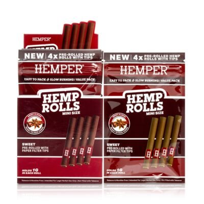 HEMPER Mini-Size Hanf-Rolls mit Kartonfilter – Sweet