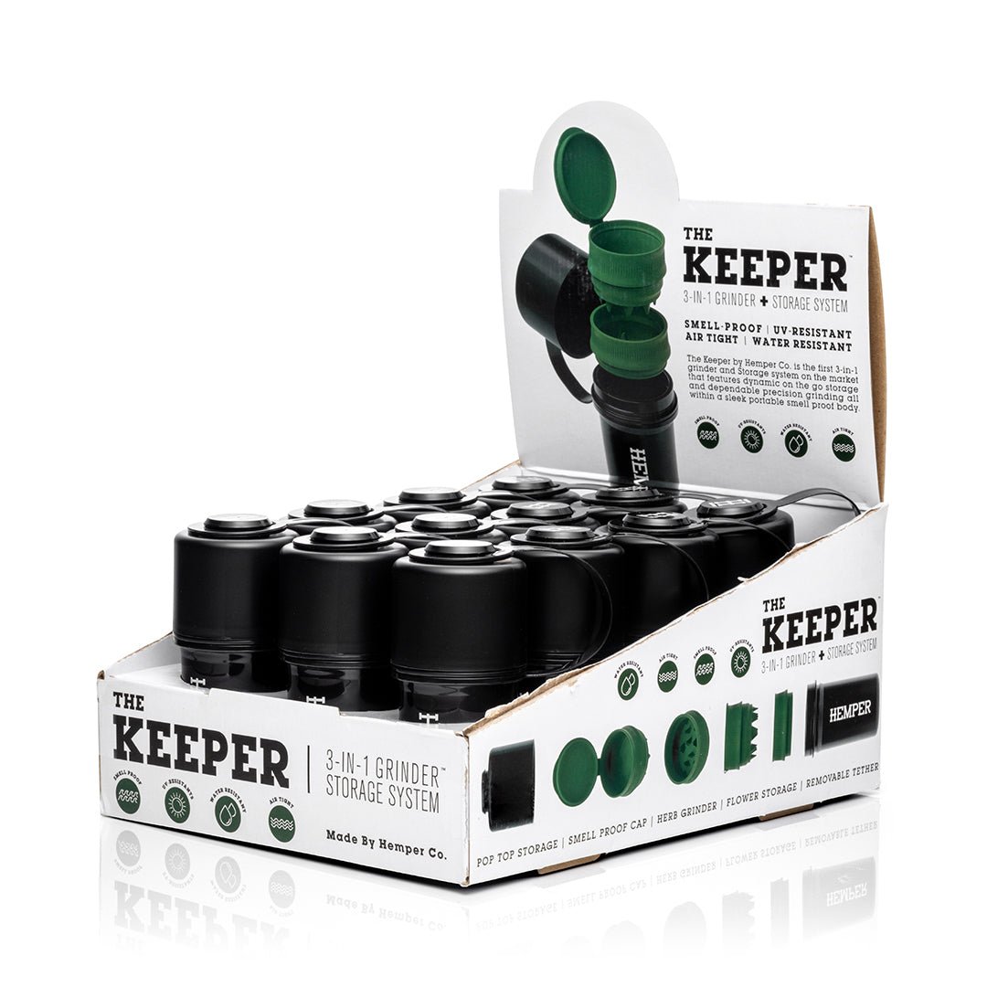 HEMPER The Keeper 3-in-1 Grinder mit Vorratsbehälter – Thekendisplay – Bild 2