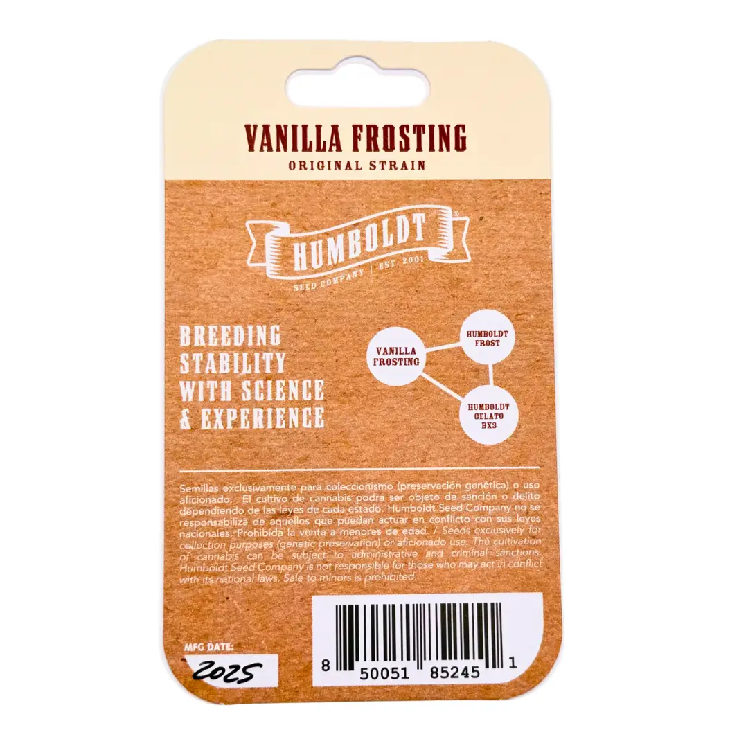 Humboldt Seed Co. Vanilla Frosting - 3 Samen – Bild 4