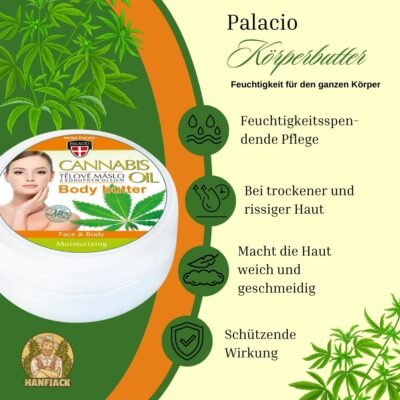 Palacio Hanf Körperbutter 200ml
